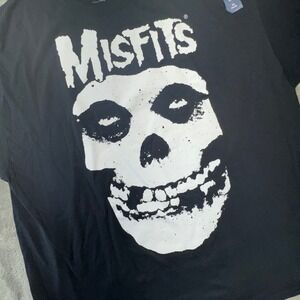 Misfits Graphic T-Shirt Skull Logo Short‎ Sleeve Band Tee 3XL